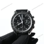 Super Clone Omega Speedmaster Moonwatch Professional 42mm Black Dial Black Fabric Strap – Swiss SuperClone