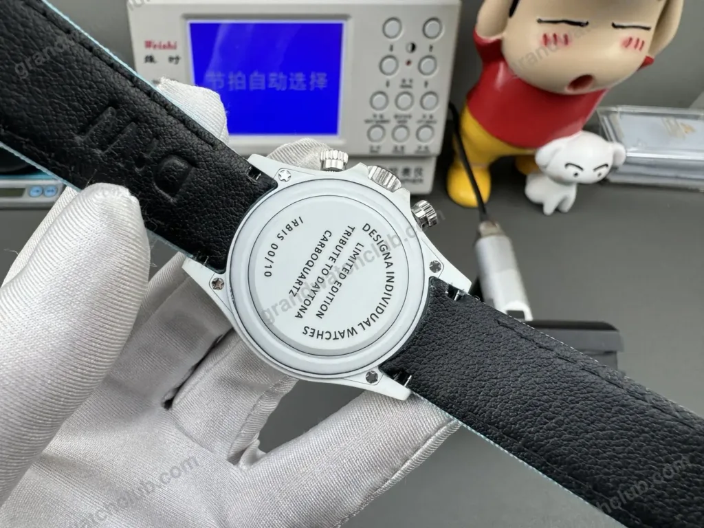 Super Clone Rolex Cosmograph Daytona Artisans de Genève Blue Skeleton Diamond Bezel 116520 – Swiss SuperClone - photo 2