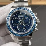 Super Clone Rolex Cosmograph Daytona Artisans de Genève Blue Skeleton Sapphire Bezel 116520 – Swiss SuperClone - photo 7