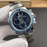 Super Clone Rolex Cosmograph Daytona Artisans de Genève Blue Skeleton Sapphire Bezel 116520 – Swiss SuperClone - photo 8