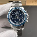 Super Clone Rolex Cosmograph Daytona Artisans de Genève Blue Skeleton Sapphire Bezel 116520 – Swiss SuperClone - photo 9