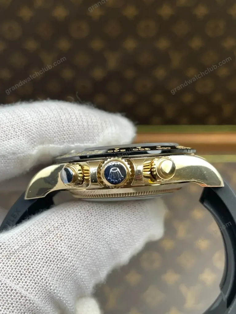 Super Clone Rolex Cosmograph Daytona Bright Black Golden Diamond Dial 126518LN – Swiss SuperClone - photo 4