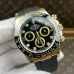 Super Clone Rolex Cosmograph Daytona Bright Black Golden Diamond Dial 126518LN – Swiss SuperClone - photo 5