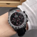 Super Clone Rolex Cosmograph Daytona DIW Carbon Arabic Red 116500LN – Swiss SuperClone - photo 1
