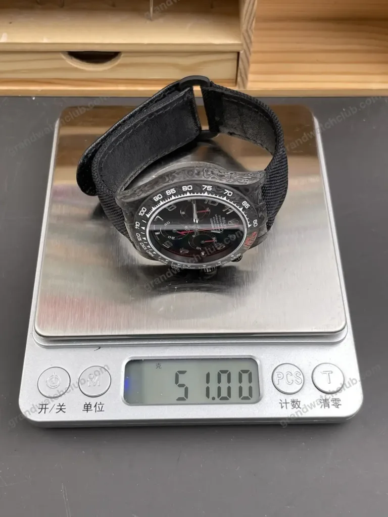 Super Clone Rolex Cosmograph Daytona DIW Carbon Arabic Red 116500LN – Swiss SuperClone - photo 10