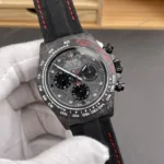 Super Clone Rolex Cosmograph Daytona DIW Carbon Diamond Dial Red Accent 116500LN – Swiss SuperClone - photo 8