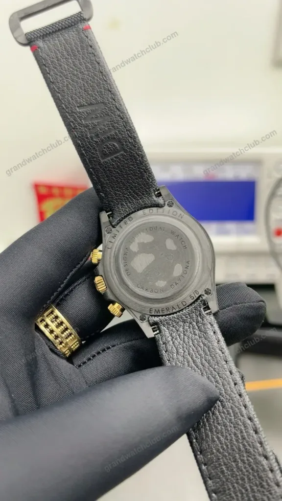 Super Clone Rolex Cosmograph Daytona DIW Carbon Gold Accent 116500LN – Swiss SuperClone - photo 2