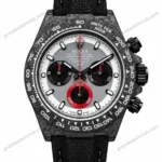 Super Clone Rolex Cosmograph Daytona DIW Carbon Grey Red Panda 116500LN – Swiss SuperClone