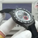 Super Clone Rolex Cosmograph Daytona DIW Carbon Grey Red Panda 116500LN – Swiss SuperClone - photo 4