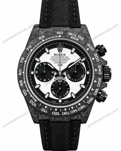 Super Clone Rolex Cosmograph Daytona DIW Carbon Panda 116500LN – Swiss SuperClone