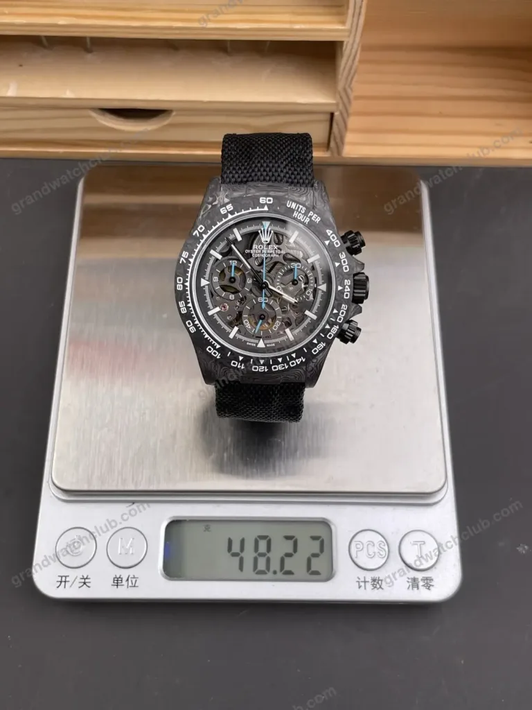 Super Clone Rolex Cosmograph Daytona DIW Carbon Skeleton 116500LN – Swiss SuperClone - photo 10