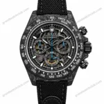 Super Clone Rolex Cosmograph Daytona DIW Carbon Skeleton 116500LN – Swiss SuperClone
