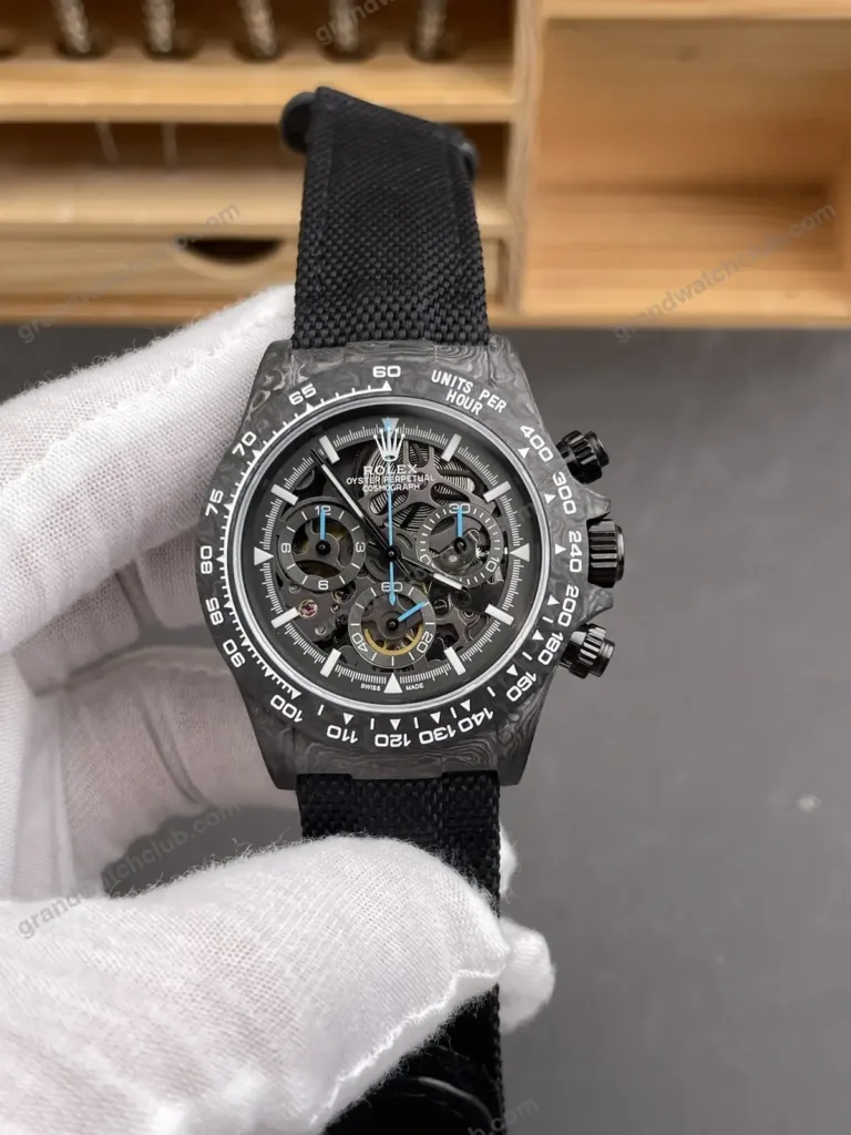 Super Clone Rolex Cosmograph Daytona DIW Carbon Skeleton 116500LN – Swiss SuperClone - photo 9