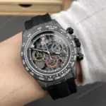 Super Clone Rolex Cosmograph Daytona DIW Carbon Skeleton Multicolor 116500LN – Swiss SuperClone - photo 1