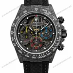 Super Clone Rolex Cosmograph Daytona DIW Carbon Skeleton Multicolor 116500LN – Swiss SuperClone