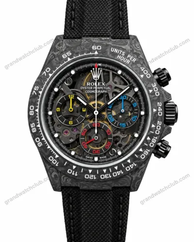 Super Clone Rolex Cosmograph Daytona DIW Carbon Skeleton Multicolor 116500LN – Swiss SuperClone