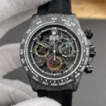 Super Clone Rolex Cosmograph Daytona DIW Carbon Skeleton Multicolor 116500LN – Swiss SuperClone - photo 7