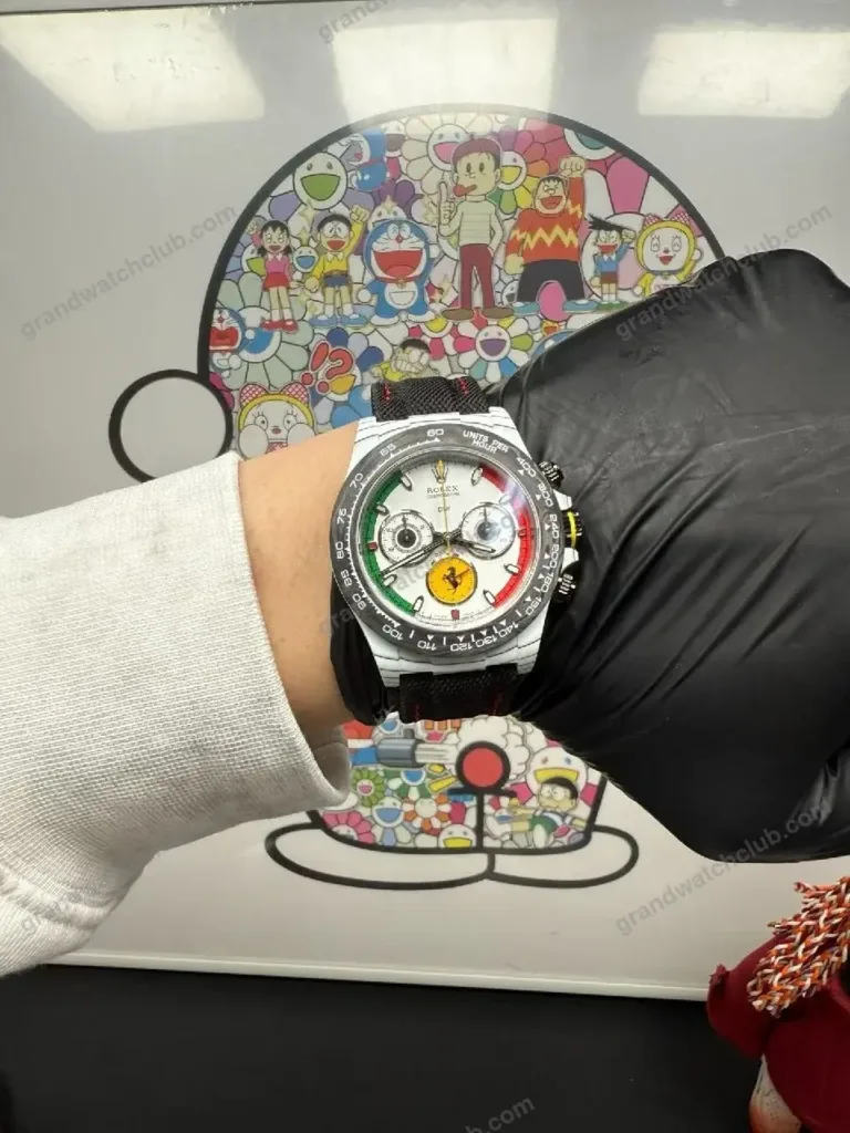 Super Clone Rolex Cosmograph Daytona DIW Ferrari Edition 116500LN – Swiss SuperClone - photo 1