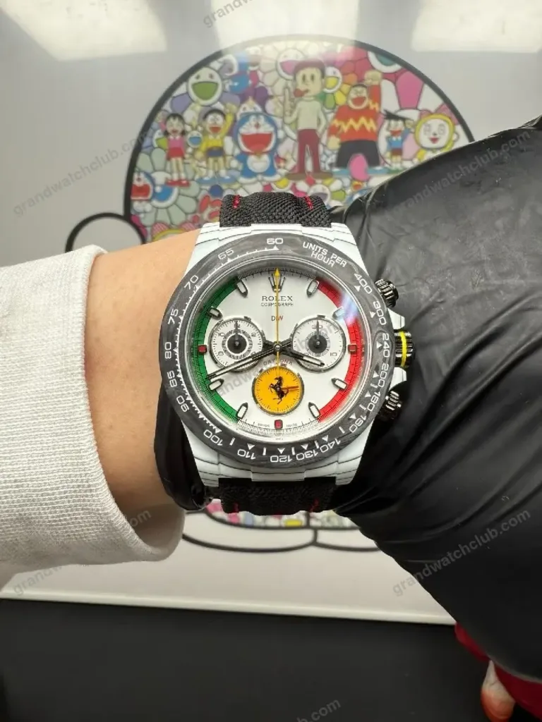 Super Clone Rolex Cosmograph Daytona DIW Ferrari Edition 116500LN – Swiss SuperClone - photo 2