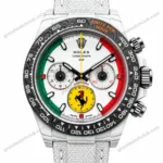 Super Clone Rolex Cosmograph Daytona DIW Ferrari White Carbon 116500LN – Swiss SuperClone