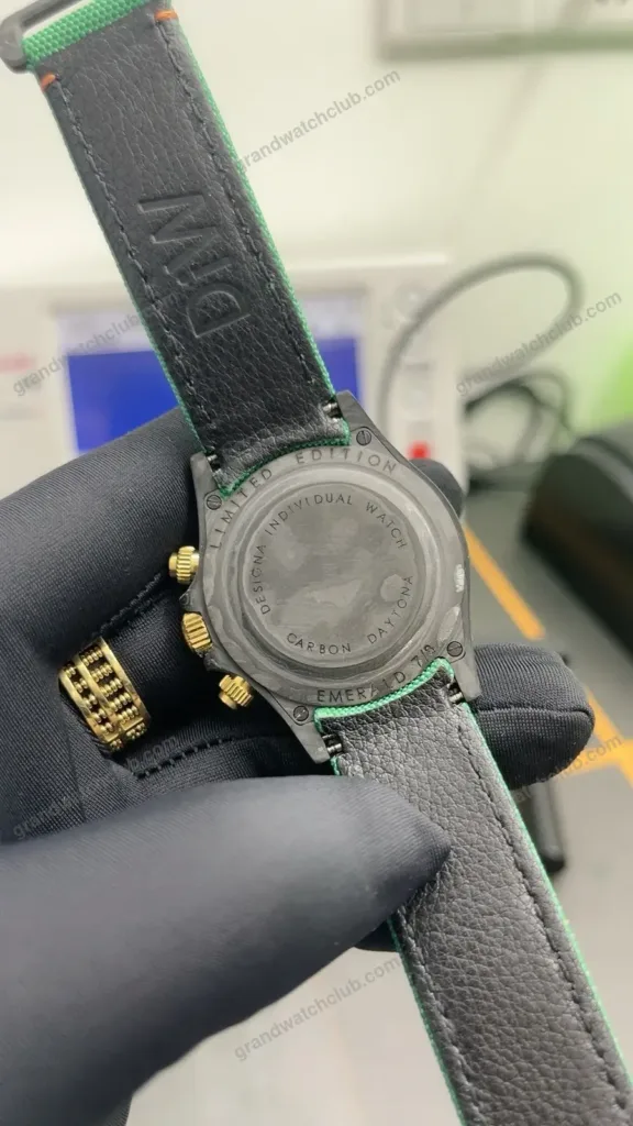 Super Clone Rolex Cosmograph Daytona DIW Forged Carbon Green 116500LN 40 mm – Swiss SuperClone - photo 2