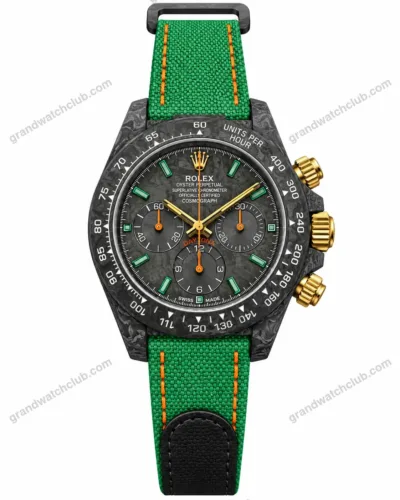 Super Clone Rolex Cosmograph Daytona DIW Forged Carbon Green 116500LN 40 mm – Swiss SuperClone