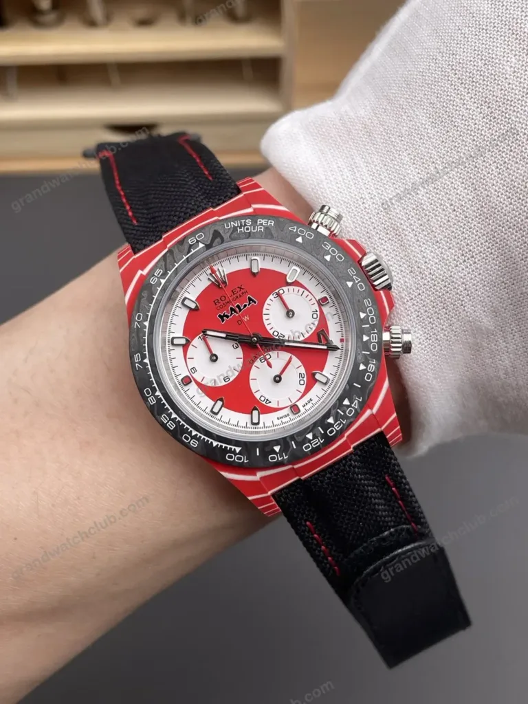 Super Clone Rolex Cosmograph Daytona DIW KAWS Red Carbon 116500LN – Swiss SuperClone - photo 1