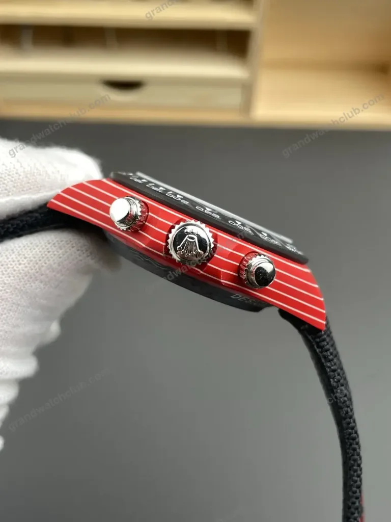 Super Clone Rolex Cosmograph Daytona DIW KAWS Red Carbon 116500LN – Swiss SuperClone - photo 4