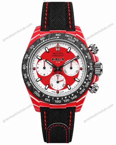 Super Clone Rolex Cosmograph Daytona DIW KAWS Red Carbon 116500LN – Swiss SuperClone