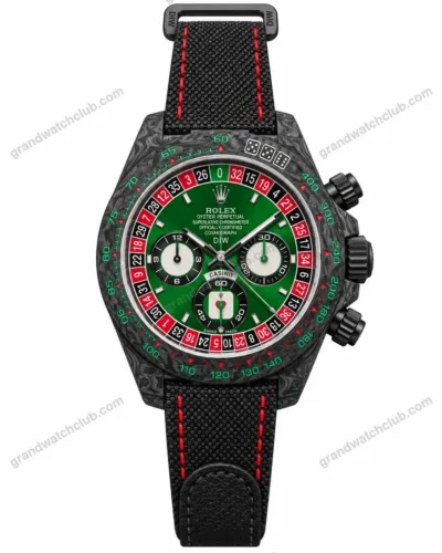 Super Clone Rolex Cosmograph Daytona DIW Lucky Player Casino 116500LN – Swiss SuperClone