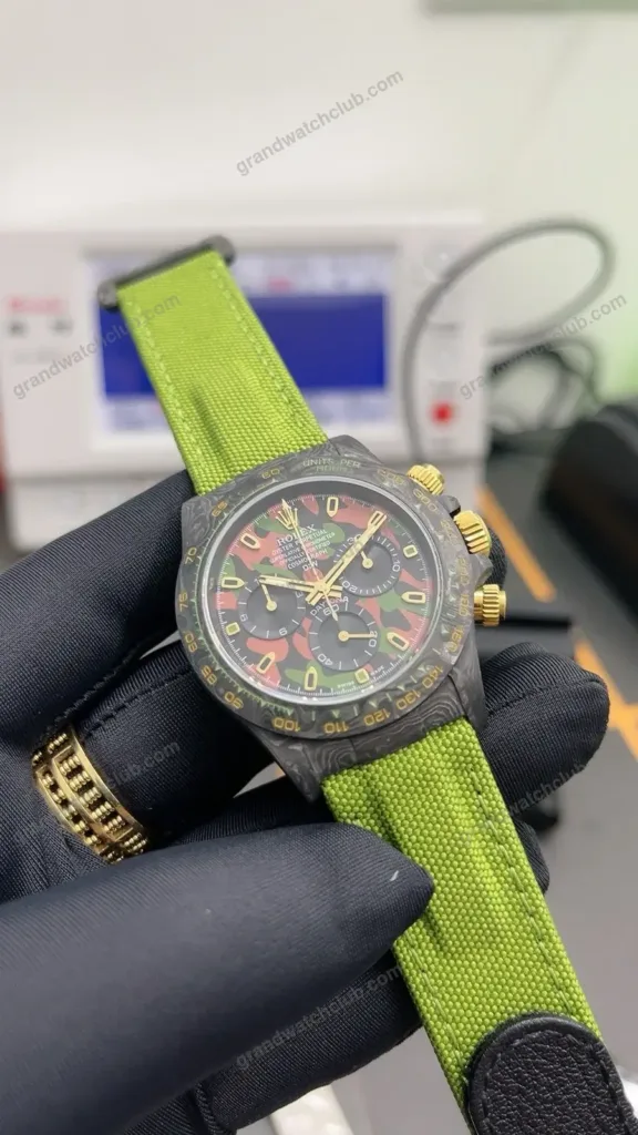 Super Clone Rolex Cosmograph Daytona DIW Military Green Camo 116500LN – Swiss SuperClone - photo 4