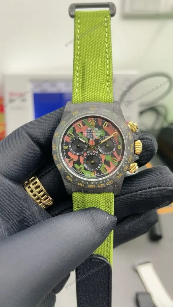 Super Clone Rolex Cosmograph Daytona DIW Military Green Camo 116500LN – Swiss SuperClone - photo 6