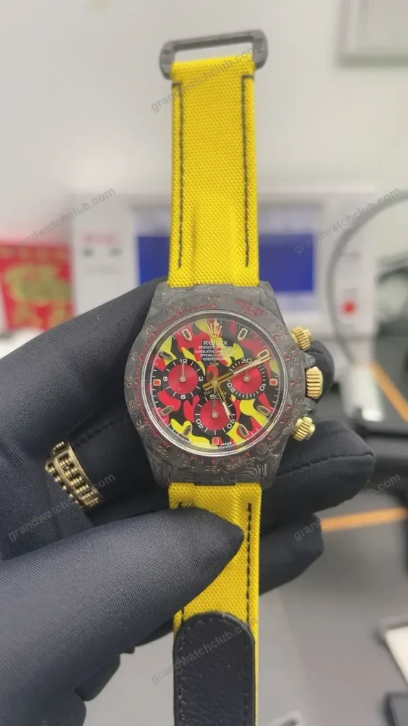 Super Clone Rolex Cosmograph Daytona DIW Military Yellow 116500LN – Swiss SuperClone - photo 6