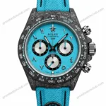 Super Clone Rolex Cosmograph Daytona DIW Turquoise Arabic Carbon 116500LN – Swiss SuperClone