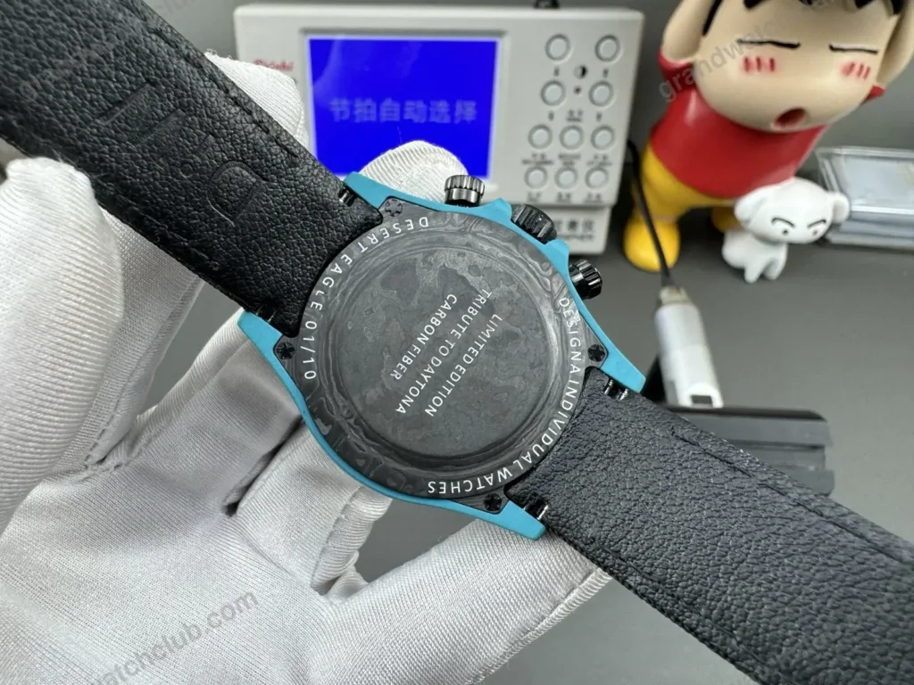 Super Clone Rolex Cosmograph Daytona DIW Turquoise Carbon Panda 116500LN – Swiss SuperClone - photo 2