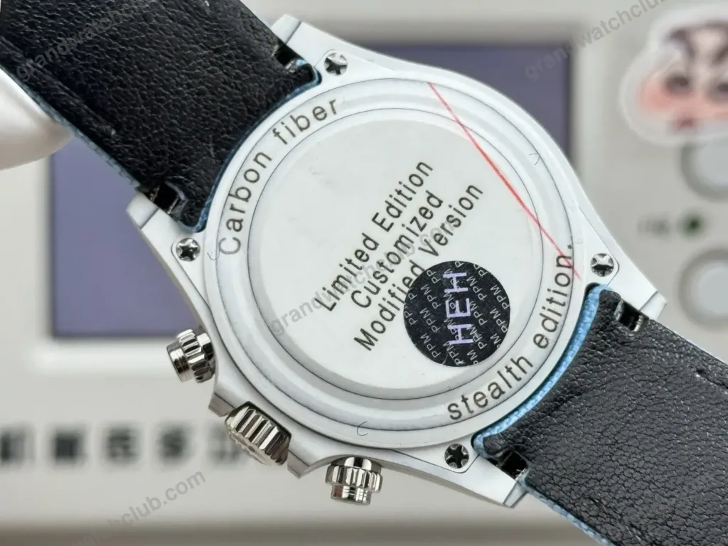 Super Clone Rolex Cosmograph Daytona DIW White Carbon Blue Orange Dial 116500LN – Swiss SuperClone - photo 2
