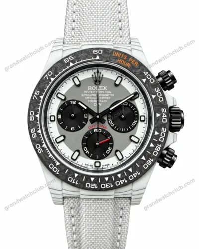 Super Clone Rolex Cosmograph Daytona DIW White Carbon Grey Panda 116500LN – Swiss SuperClone