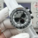 Super Clone Rolex Cosmograph Daytona DIW White Carbon Grey Panda 116500LN – Swiss SuperClone - photo 8