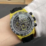 Super Clone Rolex Cosmograph Daytona DIW Yellow Carbon Skeleton 116500LN – Swiss SuperClone - photo 1