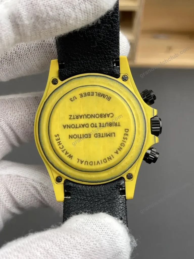 Super Clone Rolex Cosmograph Daytona DIW Yellow Carbon Skeleton 116500LN – Swiss SuperClone - photo 5