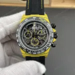 Super Clone Rolex Cosmograph Daytona DIW Yellow Carbon Skeleton 116500LN – Swiss SuperClone - photo 9