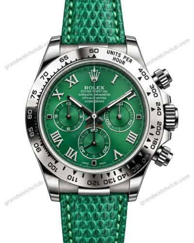 Super Clone Rolex Cosmograph Daytona Green Roman Dial 116520 – Swiss SuperClone