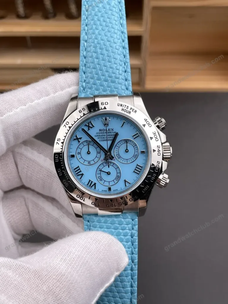 Super Clone Rolex Cosmograph Daytona Ice Blue Roman Dial 116520 – Swiss SuperClone - photo 1