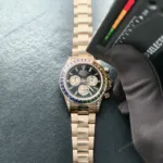 Super Clone Rolex Cosmograph Daytona Rainbow Everose Gold Black Dial 116595RBOW – Swiss SuperClone - photo 10