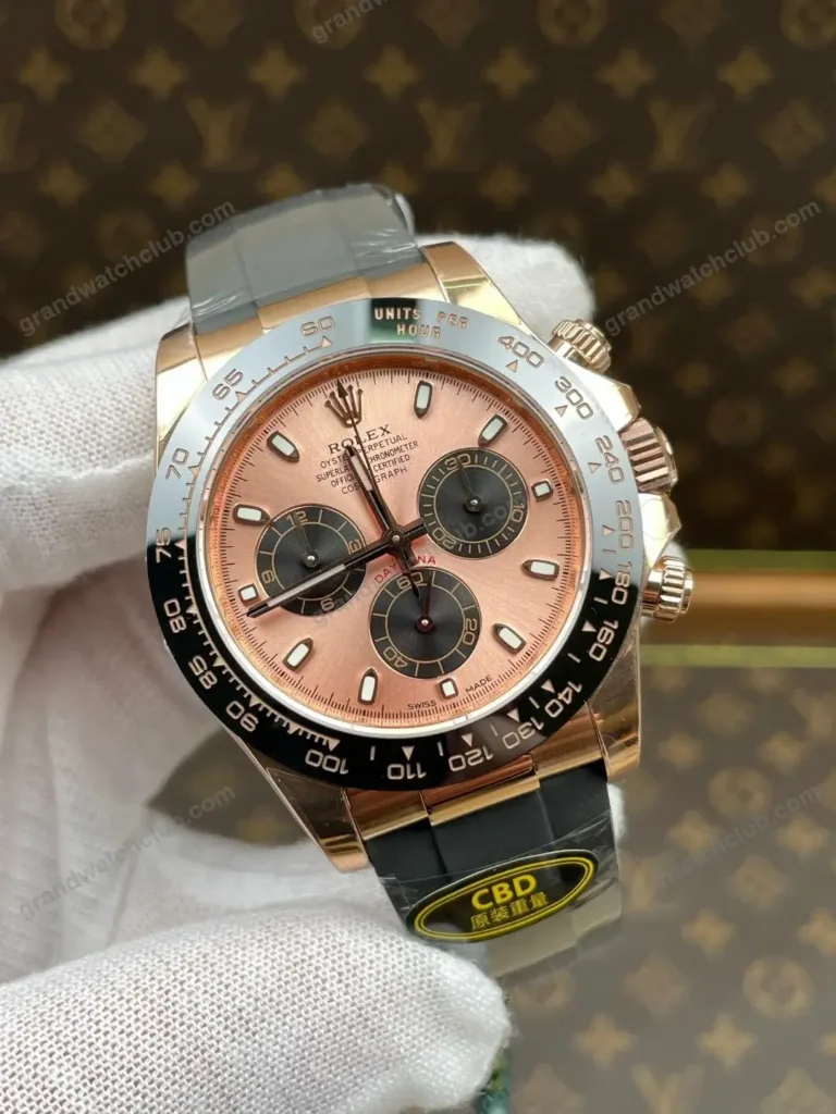 Super Clone Rolex Cosmograph Daytona Sundust Black Dial 126515LN – Swiss SuperClone - photo 8