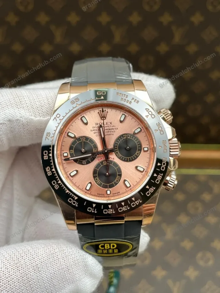 Super Clone Rolex Cosmograph Daytona Sundust Black Dial 126515LN – Swiss SuperClone - photo 9