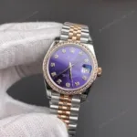Super Clone Rolex Datejust Aubergine Diamond Dial 278381RBR Jubilee 31 mm – Swiss SuperClone - photo 1