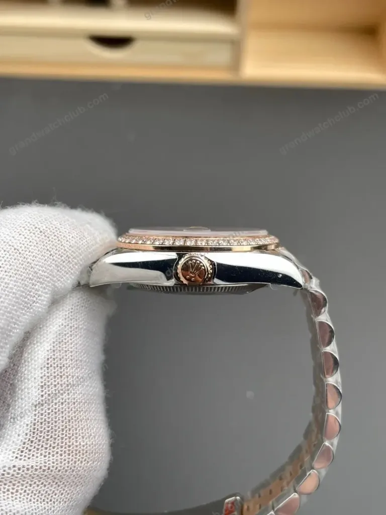 Super Clone Rolex Datejust Aubergine Diamond Dial 278381RBR Jubilee 31 mm – Swiss SuperClone - photo 6
