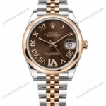 Super Clone Rolex Datejust Chocolate Roman Dial 278271 Jubilee 31 mm – Swiss SuperClone