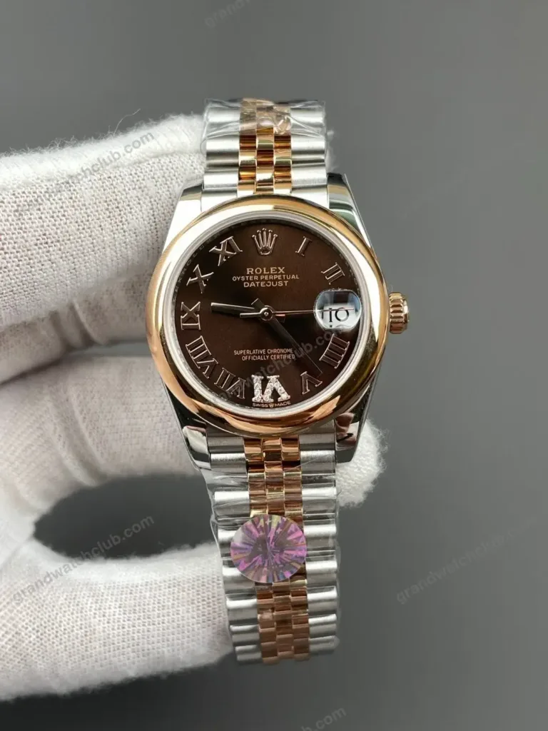 Super Clone Rolex Datejust Chocolate Roman Dial 278271 Jubilee 31 mm – Swiss SuperClone - photo 2